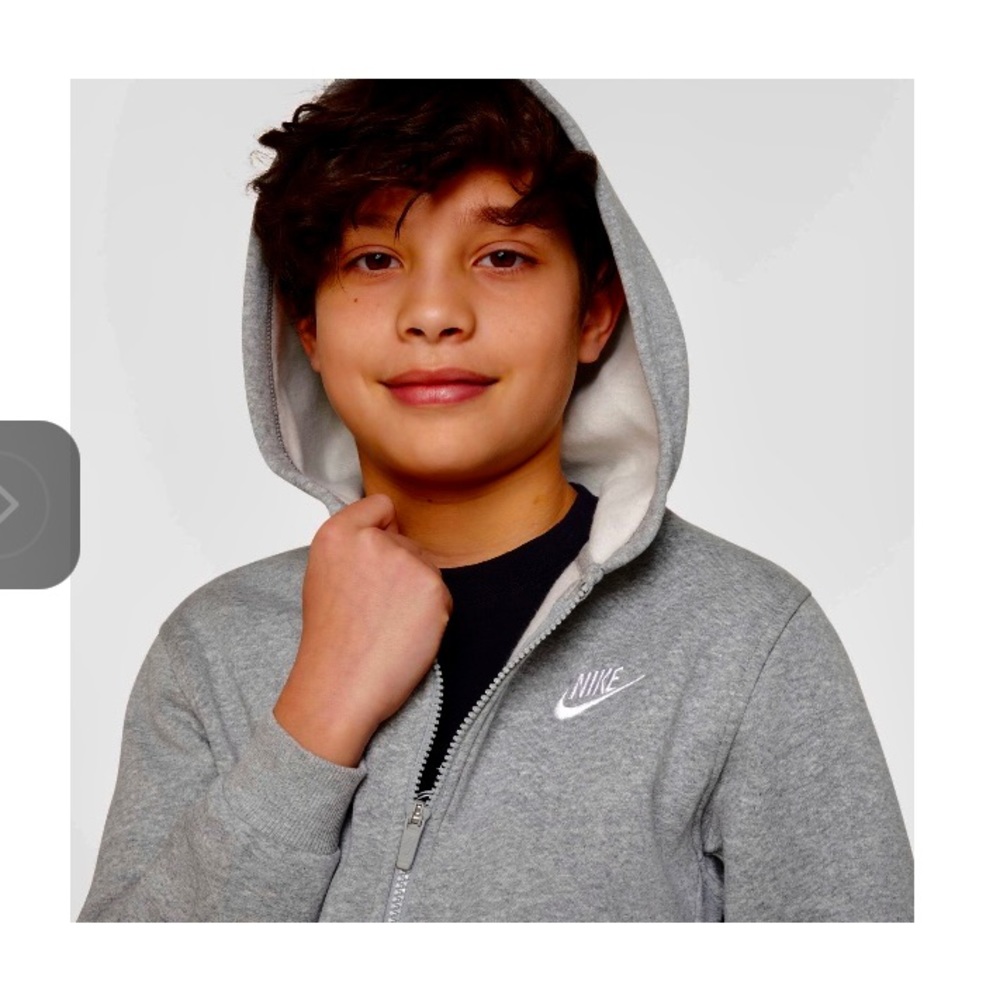 Nike Boys Sportswear Cotton Full Zip Hoodie**NEW WITH TAGS**